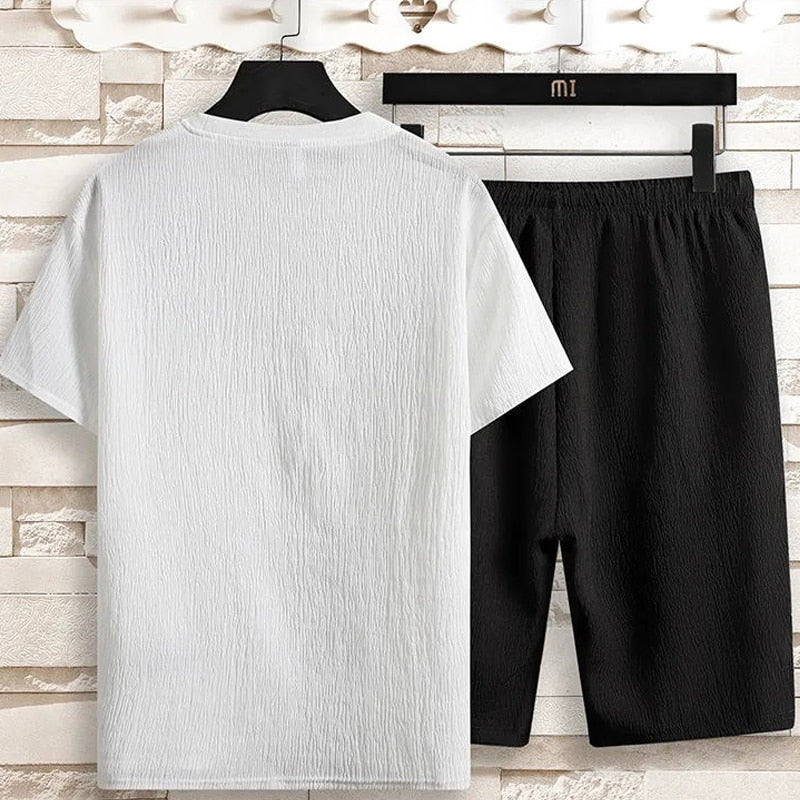 John | Men's Casual Leisure Outfit in Premium Materials