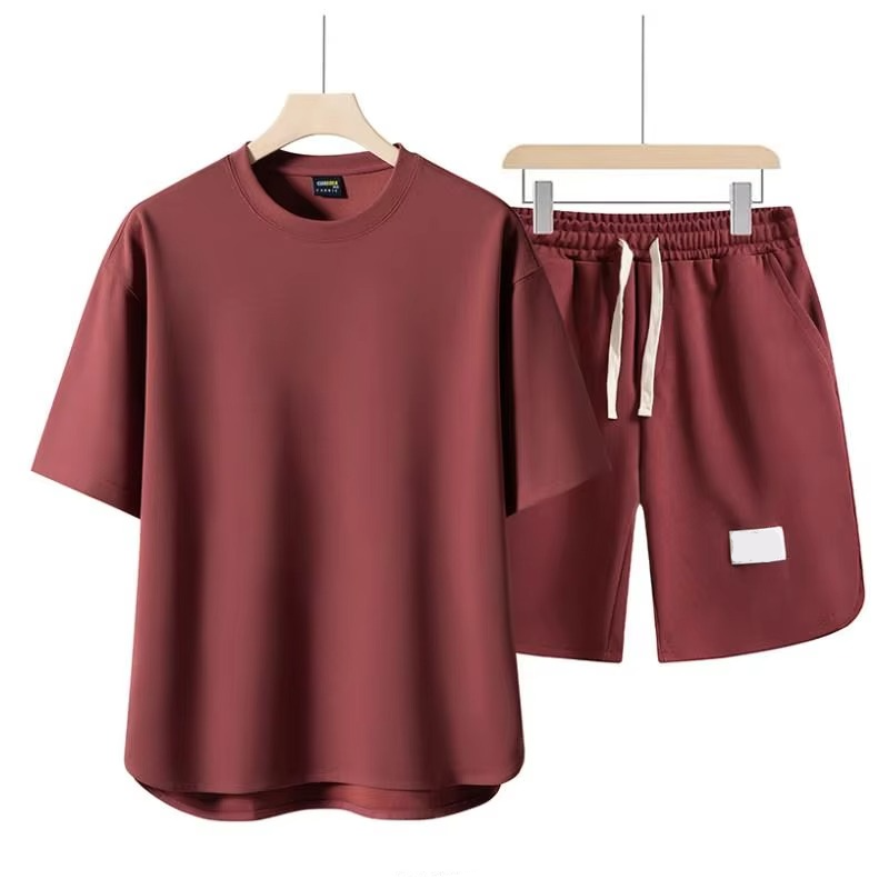 Men's Summer Two-Piece Set – Short Sleeve Shirt and Shorts Outfit M-4XL