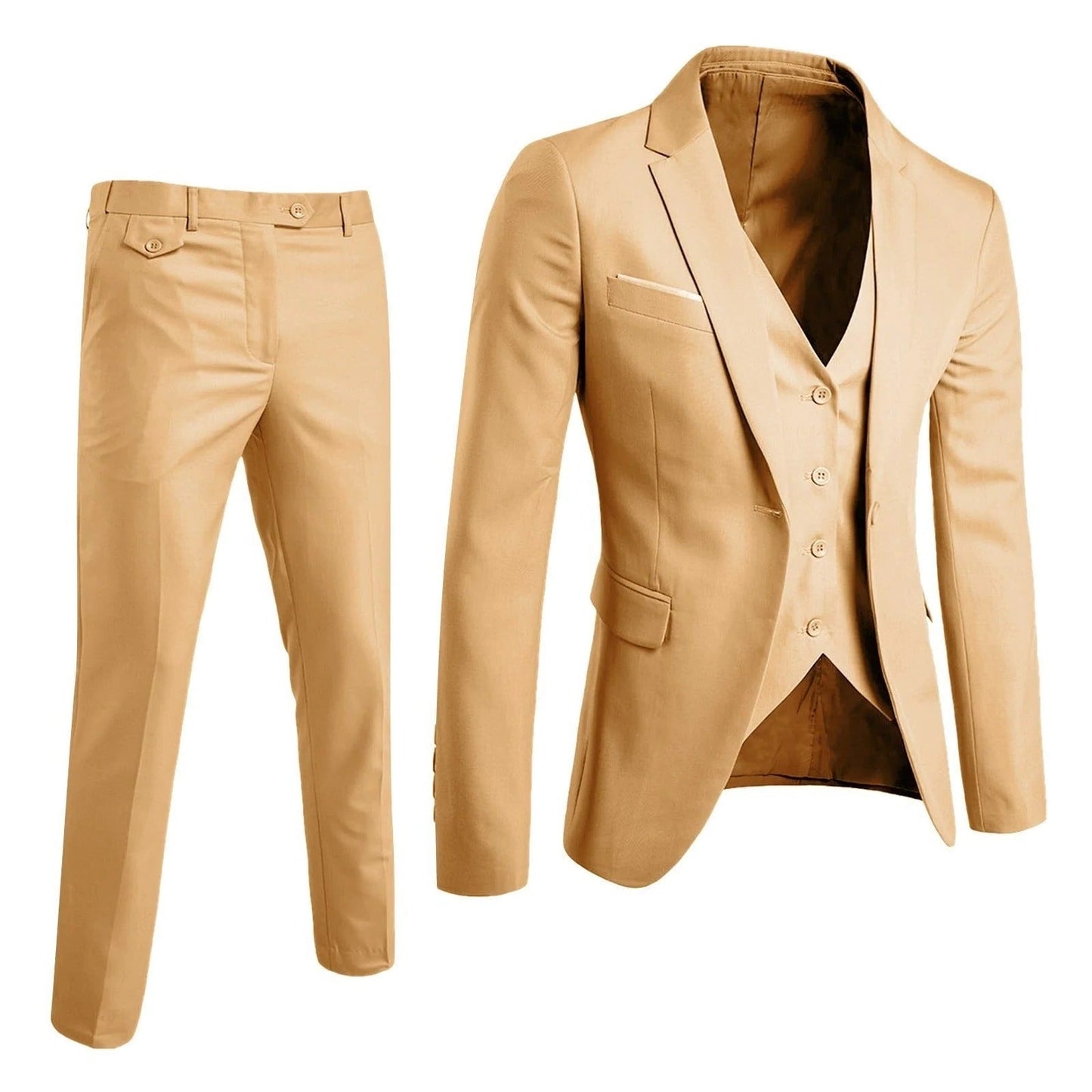 Men's 3-Piece Business Suit Set