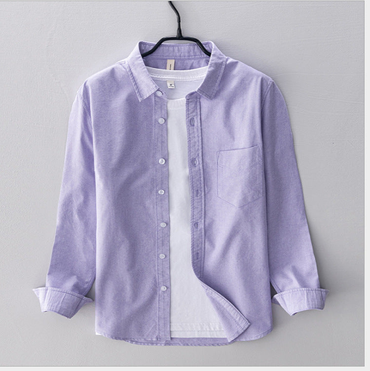 Tony | Men's Breathable Cotton Oxford Shirt