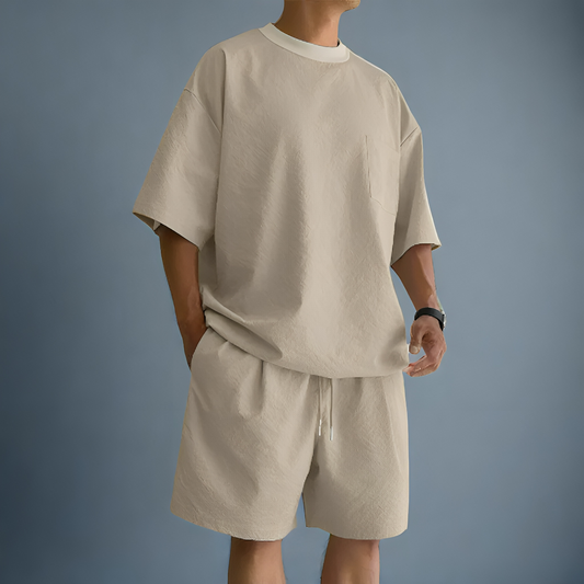 James | Men's Stylish Leisure Set in Classic Colors
