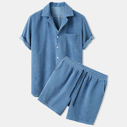 James | Men's Elegant Summer Corduroy Set