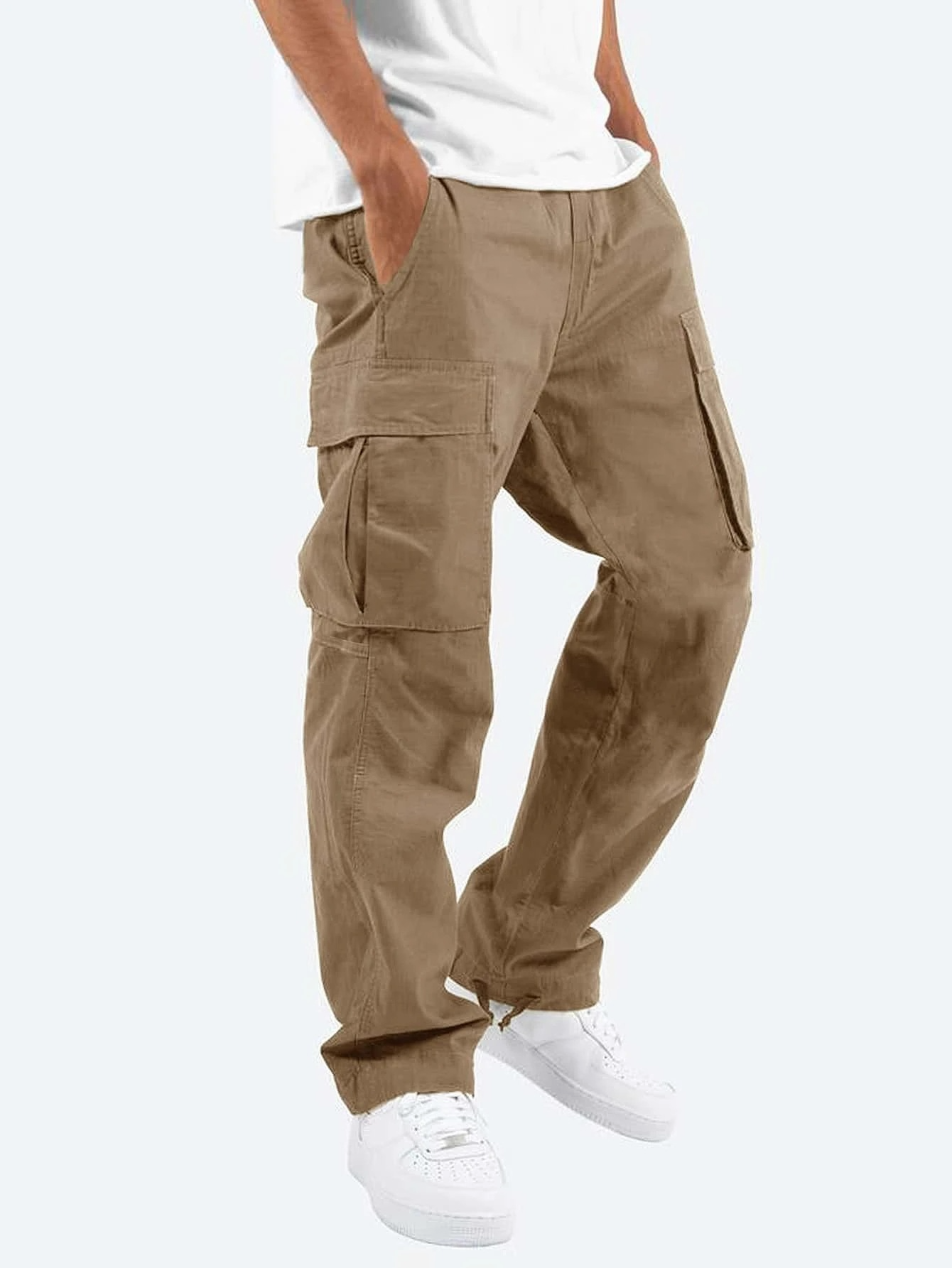 John | Men's Comfortable Cargo Everyday Pants