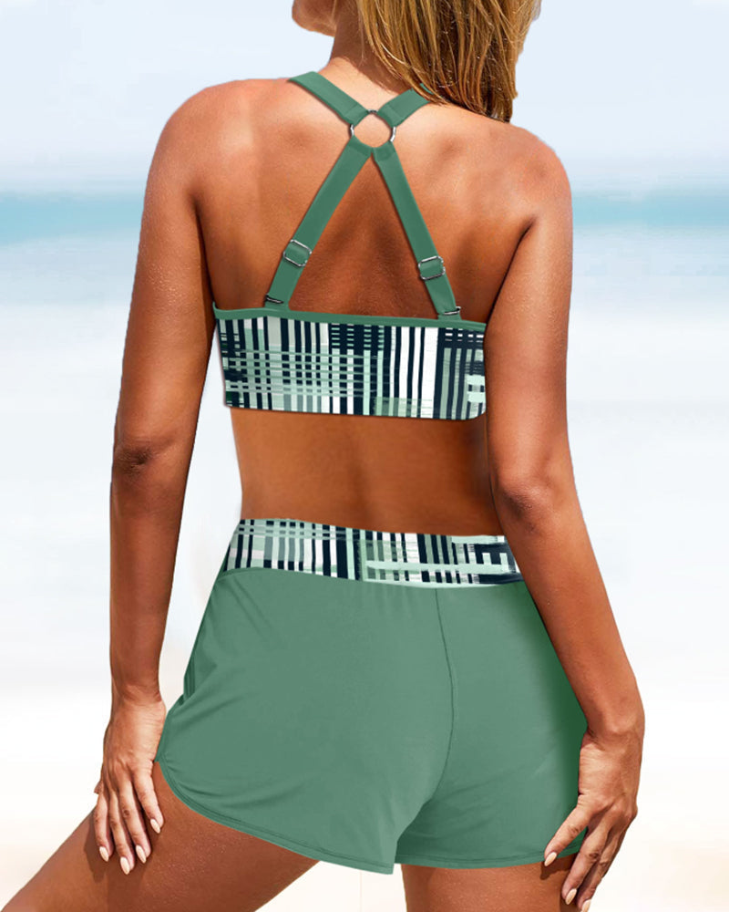 Janette | Bikini à taille haute côtelé