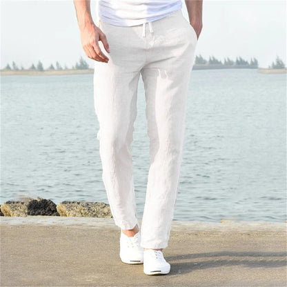 James | Men's Casual Lightweight Linen Pants