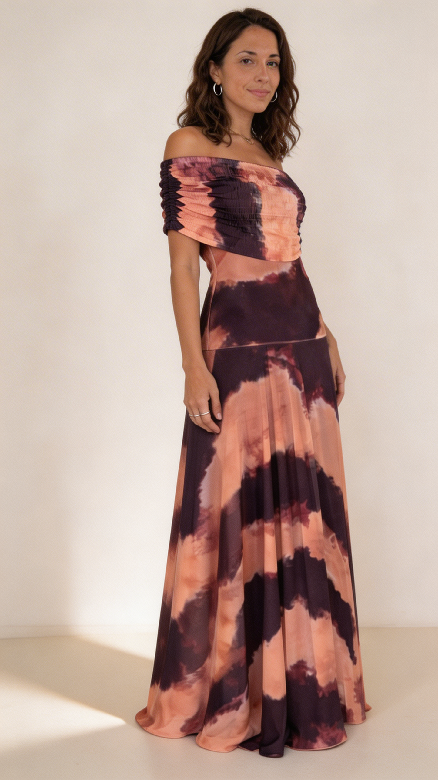 Léa | Robe maxi tie dye