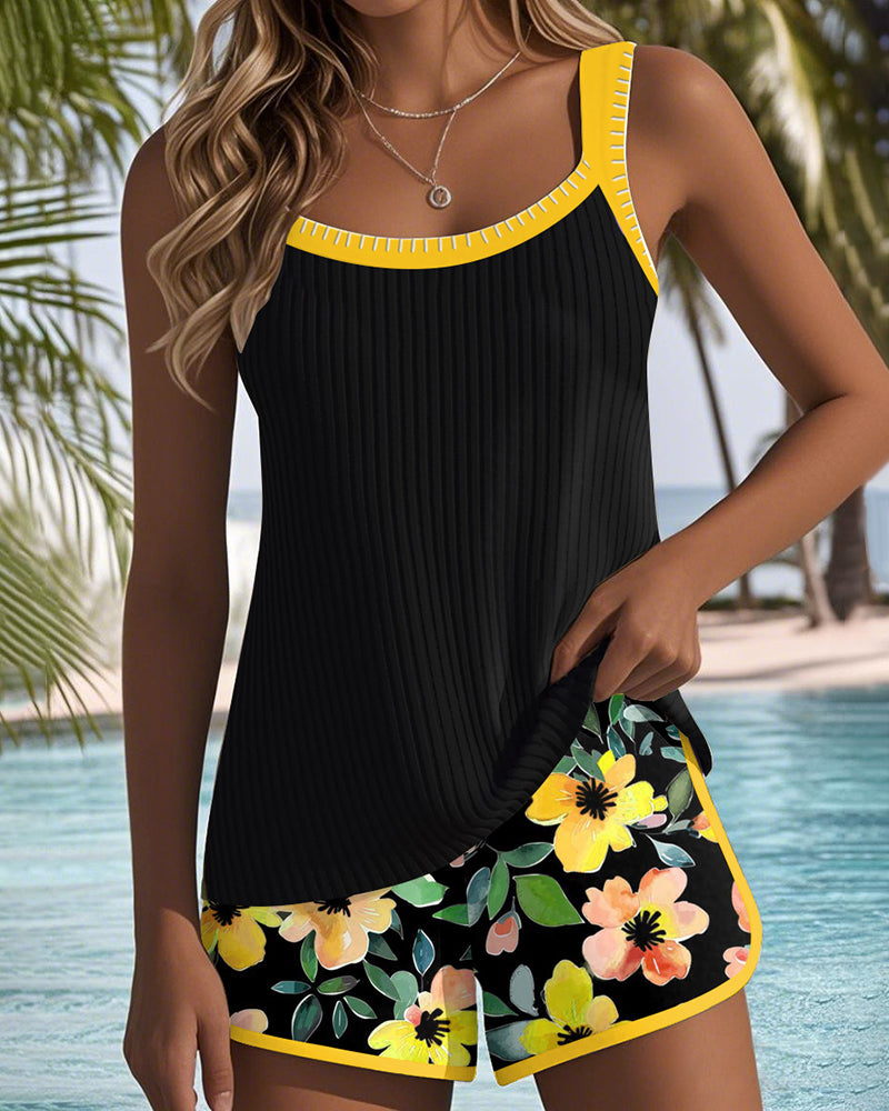 Alice | Ensemble Tankini Élégant en Deux Pièces