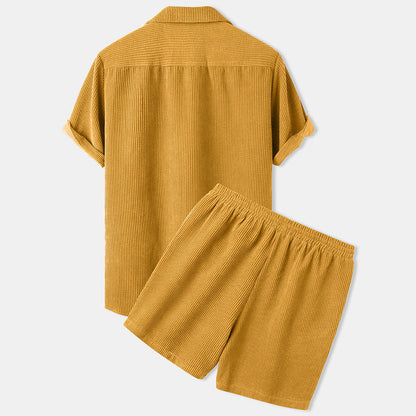 James | Men's Elegant Summer Corduroy Set