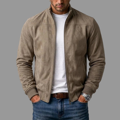 Unalik| Blouson bomber en daim