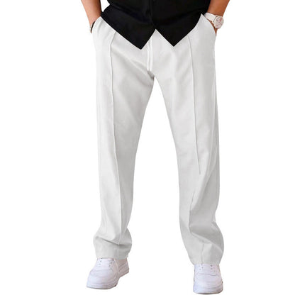 John | Men's Lightweight Wide-Cut Trousers