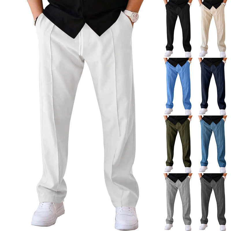 John | Men's Lightweight Wide-Cut Trousers