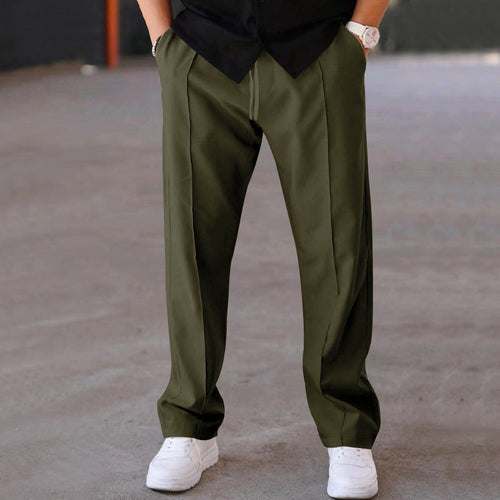 John | Men's Lightweight Wide-Cut Trousers