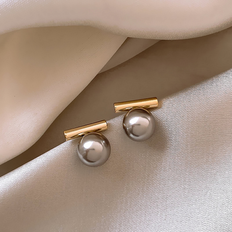 Anna | Boucles d'oreilles en perles noires