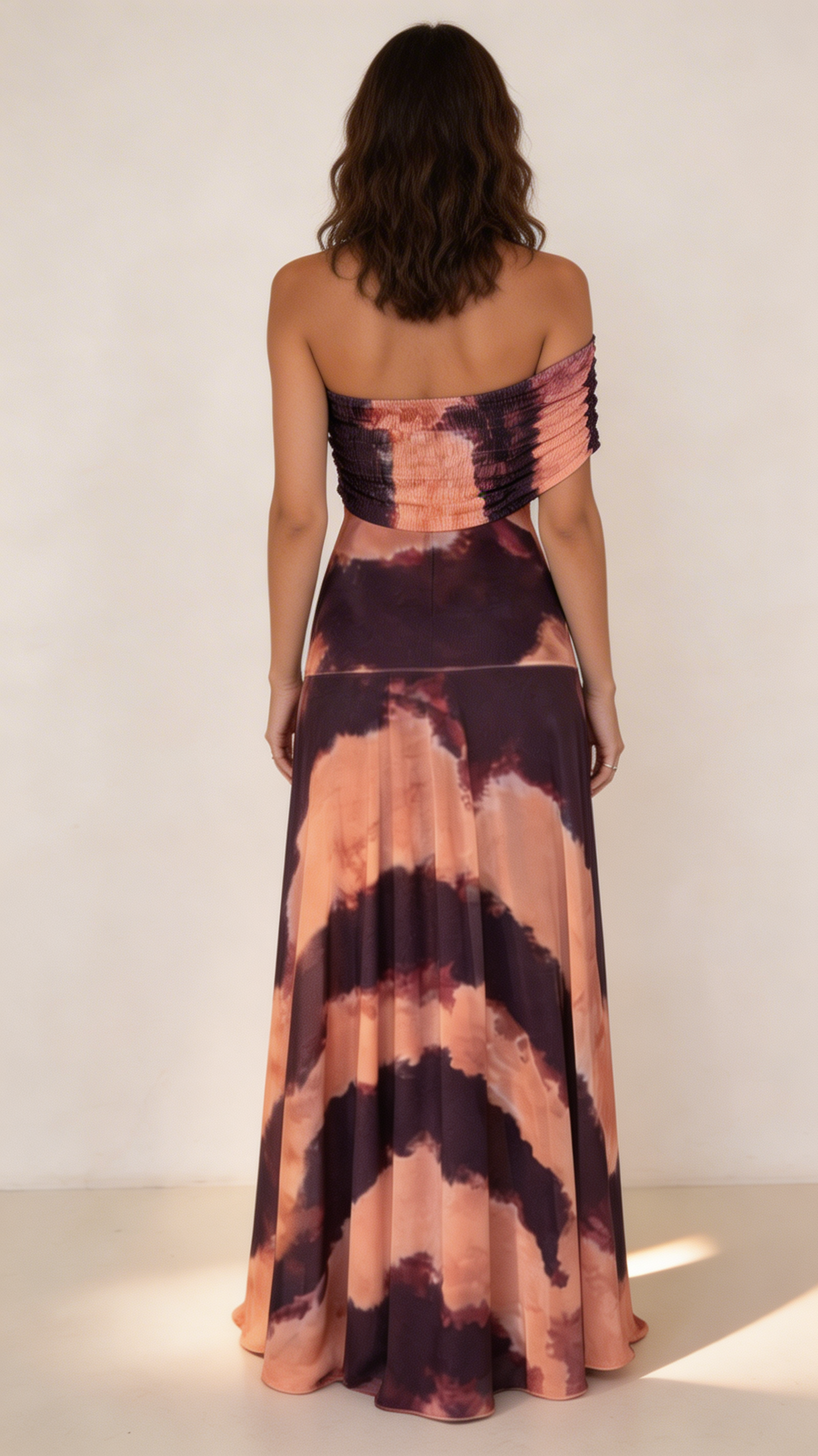 Léa | Robe maxi tie dye