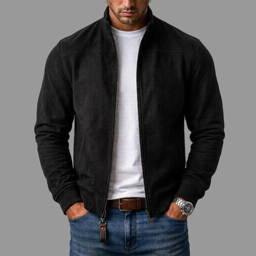 Unalik| Blouson bomber en daim