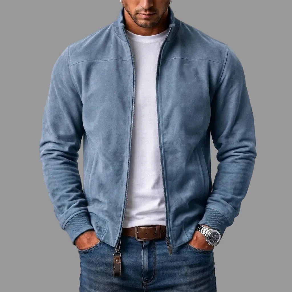 Unalik| Blouson bomber en daim
