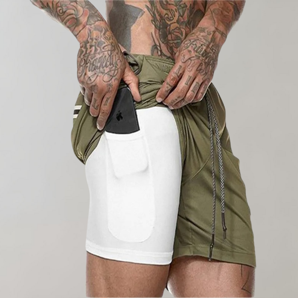 Elliot | Men's 2-in-1 Summer Workout Shorts
