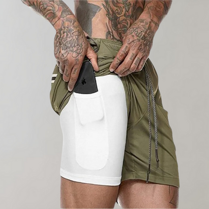 Elliot | Men's 2-in-1 Summer Workout Shorts