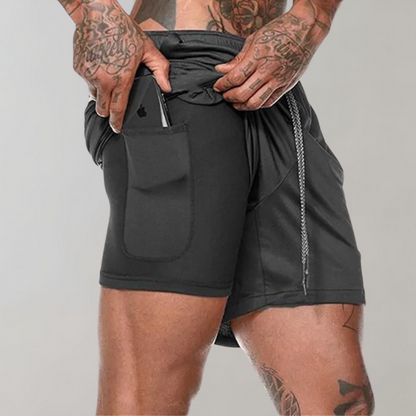 Elliot | Men's 2-in-1 Summer Workout Shorts