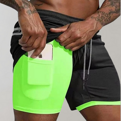 Elliot | Men's 2-in-1 Summer Workout Shorts