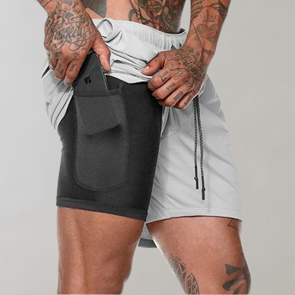 Elliot | Men's 2-in-1 Summer Workout Shorts