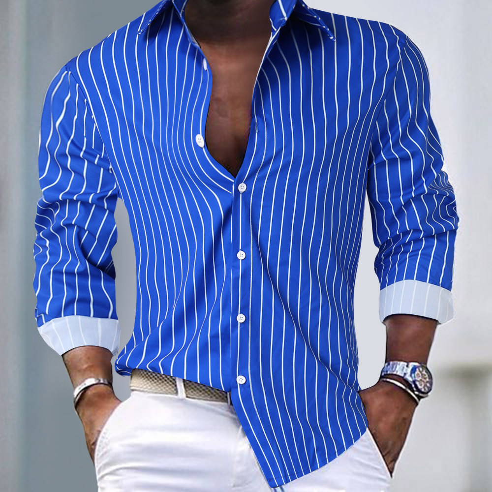 Jules™ | Chemise d'été respirante à rayures