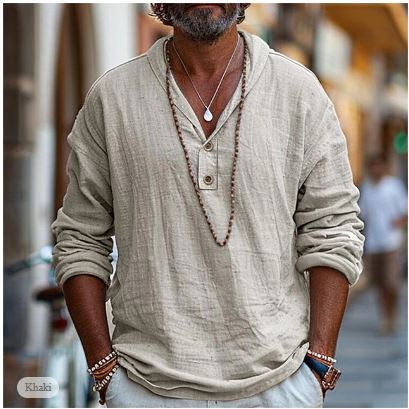 Evan | Men's Fashionable High-Quality Linen Shirt
