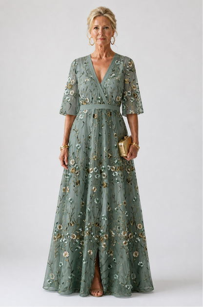 Stella | Robe maxi à fleurs