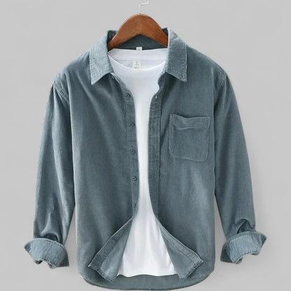 Cordy | Men's Retro Long-Sleeve Corduroy Shirt