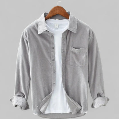 Cordy | Men's Retro Long-Sleeve Corduroy Shirt