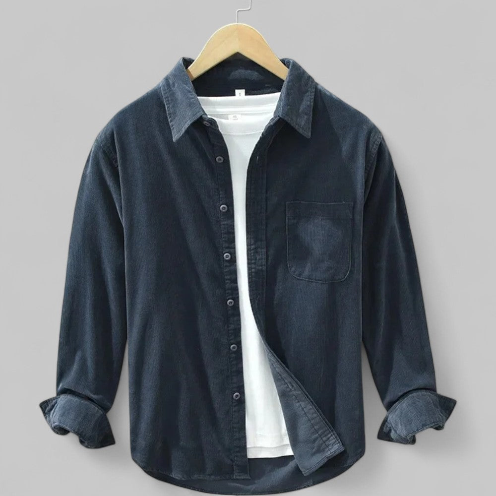 Cordy | Men's Retro Long-Sleeve Corduroy Shirt