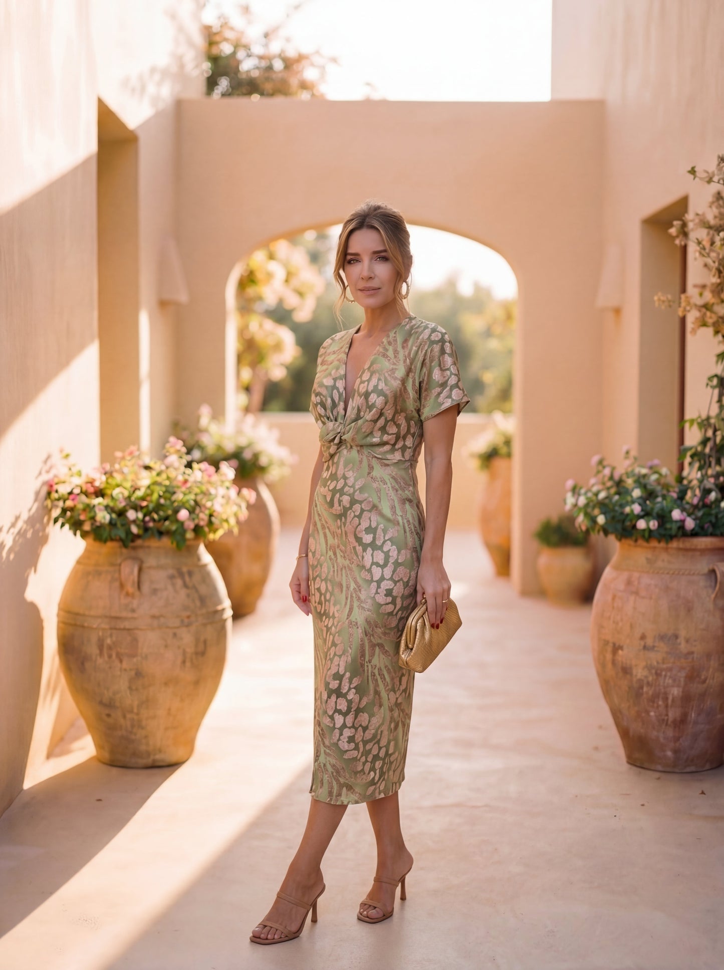 Louise |  Robe midi élégante