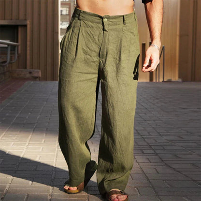 James | Men's Lightweight Linen Trousers
