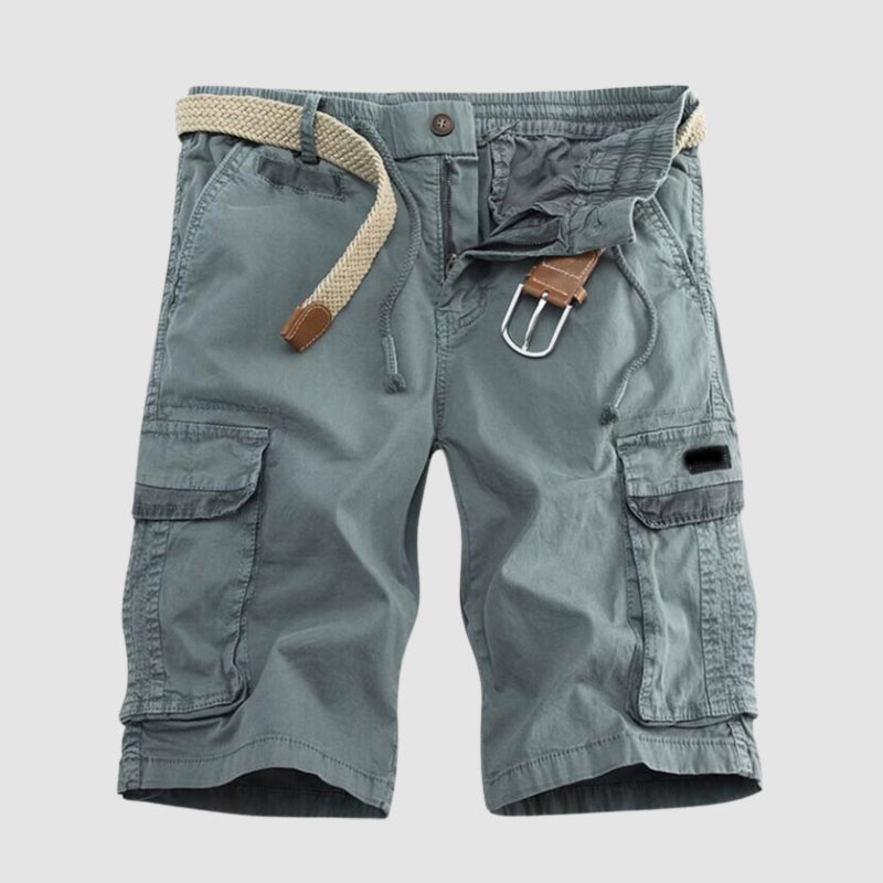 Edward Stone Classic Cargo Shorts with Belt