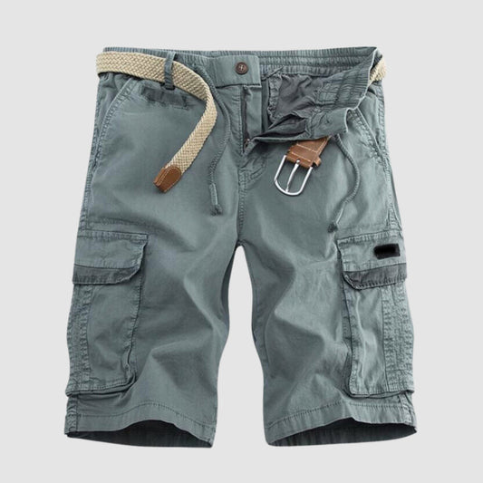 Edward Stone Classic Cargo Shorts with Belt