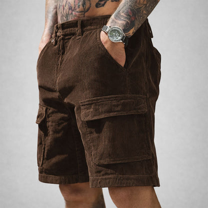 Edward Stone Corduroy Cargo Shorts
