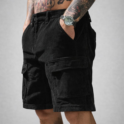 Edward Stone Corduroy Cargo Shorts