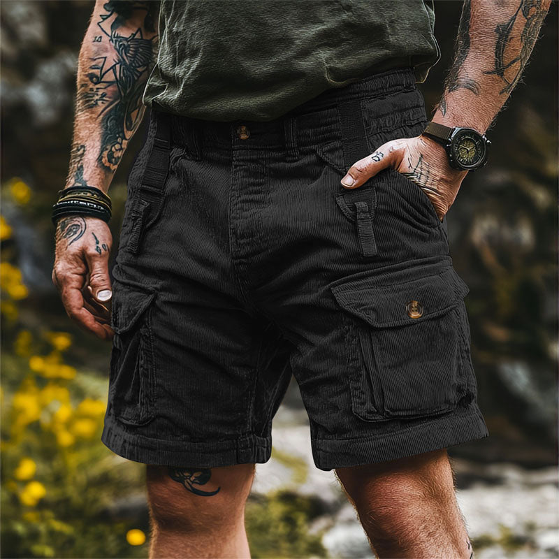 Edward Stone Outdoor Corduroy Cargo Shorts
