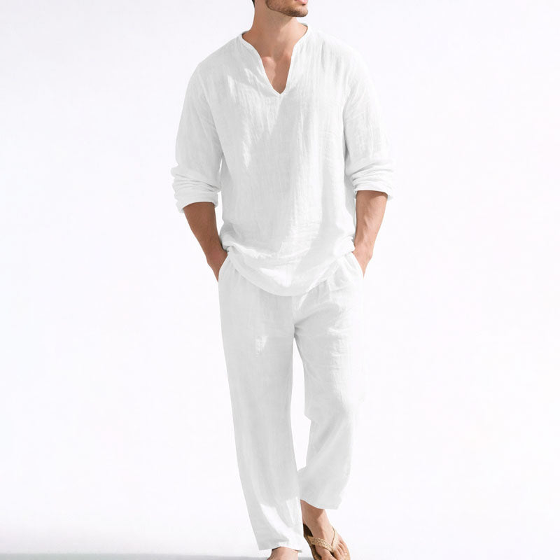 Edward Stone Relaxed Two Piece Linen Set