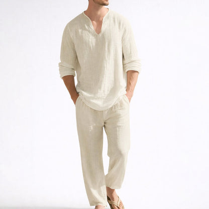 Edward Stone Relaxed Two Piece Linen Set