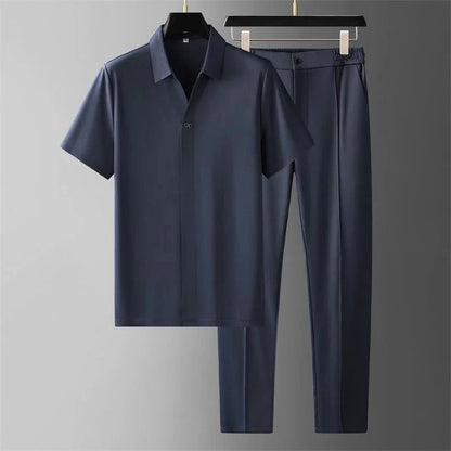 Edward Stone Short Sleeve Shirt & Pants Set