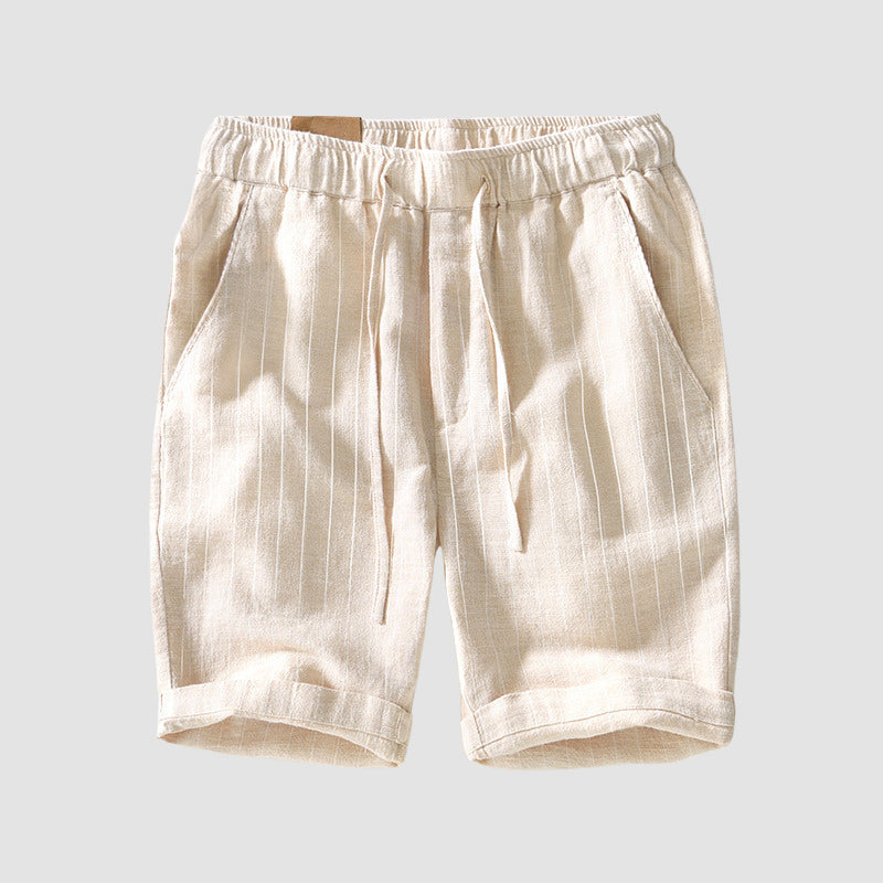 Edward Stone Striped Drawstring Shorts