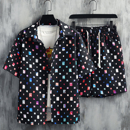 Edward Stone Two-Piece Textured Casual Set