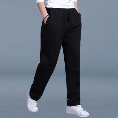 John | Men's Comfortable Cotton Jogging Pants with Elastic Waistband