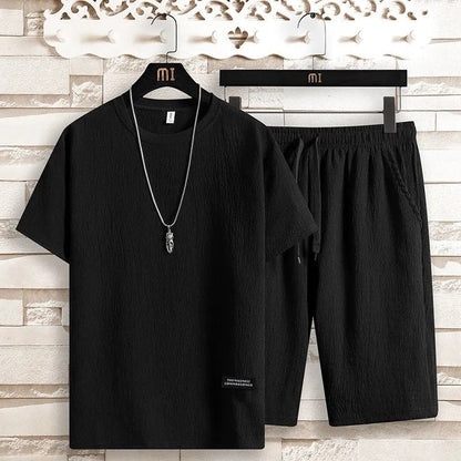 John | Men's Casual Leisure Outfit in Premium Materials