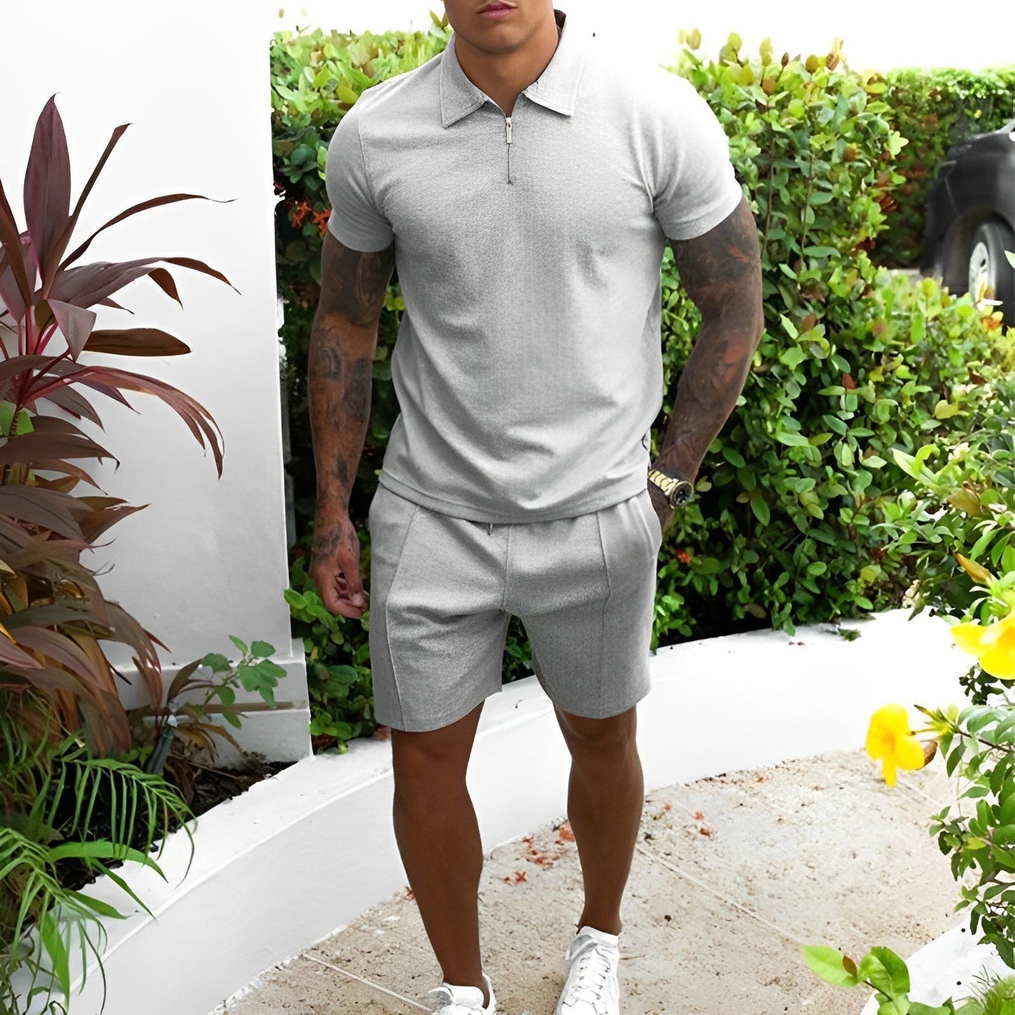 James | Men's Comfortable Summer Two-Piece Set