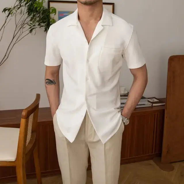 John | Men's Classic Versatile Basic Shirt