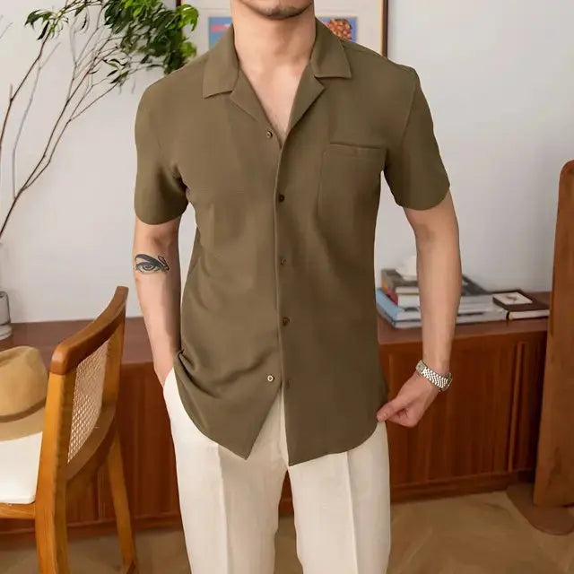John | Men's Classic Versatile Basic Shirt