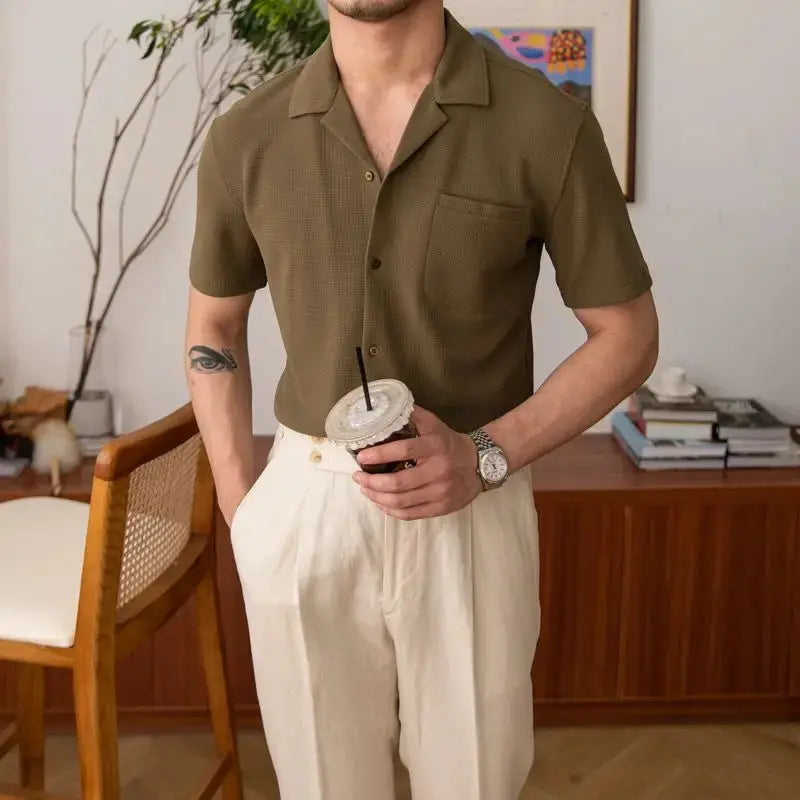 John | Men's Classic Versatile Basic Shirt