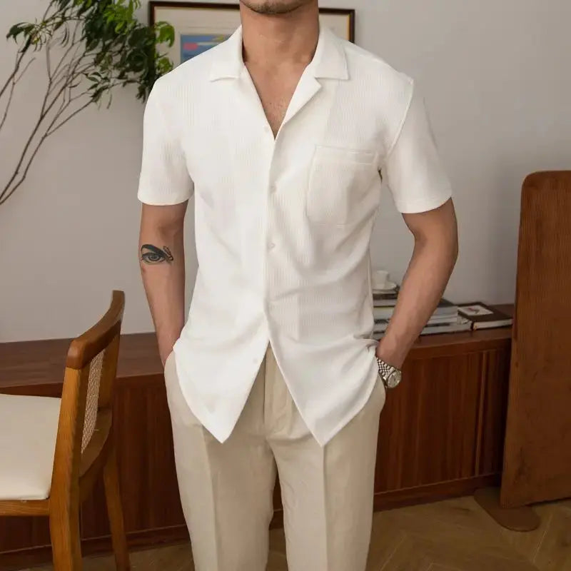 John | Men's Classic Versatile Basic Shirt
